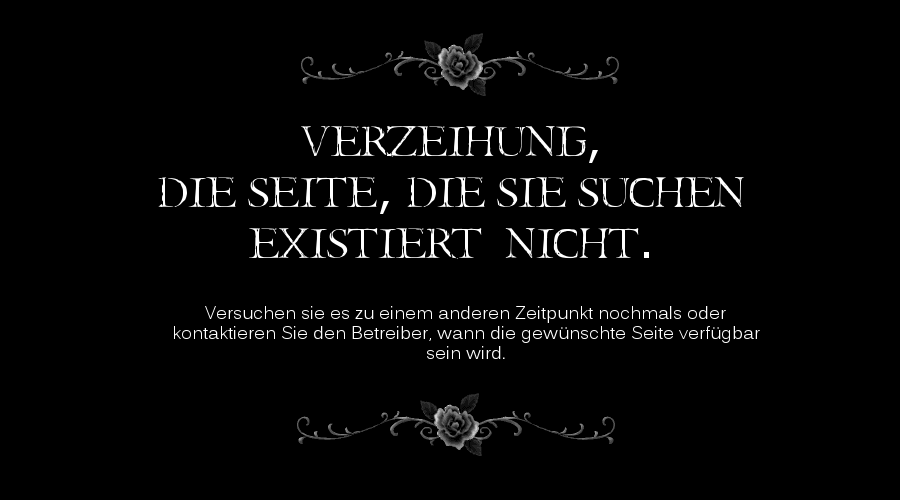 Verzeihung, doch die von Ihnen gewünschte Seite existiert nicht. Bitte versuchen Sie es zu einem späteren Zeitpunkt noch einmal oder kontaktieren Sie den Seitenbetreiber, wann die Seite verfügbar sein wird.